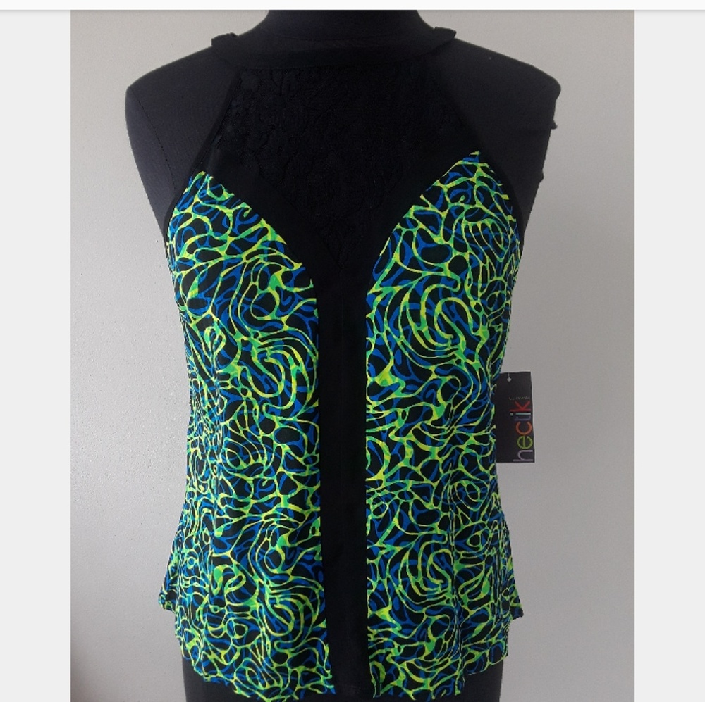 Hectik- Halter neck lace Top